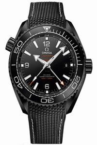 Replica 215.92.46.22.01.001 DEEP BLACK Omega Planet Ocean 600m Co-Axial Master Chronometer GMT 45.5mm Mens Watch