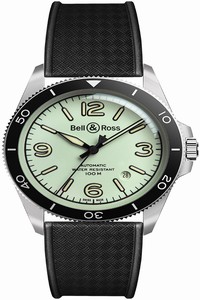 Replica BRV292-LUM-ST/SRB Full Lum Bell & Ross BR V2-92 Mens Watch