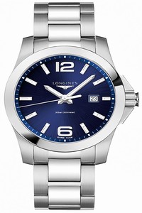 Replica L3.760.4.96.6 Longines Conquest Quartz 43mm Mens Watch