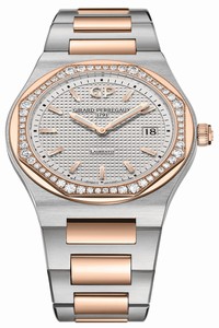 Replica 80189d56a132-56a Girard Perregaux Laureato Quartz 34mm Ladies Watch
