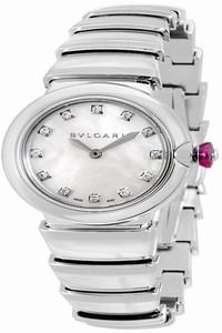 Replica 102196 lu28wss/12 Bulgari Lucea Quartz 28mm Ladies Watch