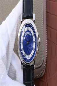 Replica Breguet Marine 5817 Blue Dial Cowhide Strap